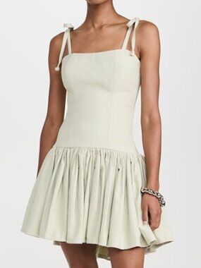 NWT Rendoll Drop Waist‎ Mini Dress Sage Green Size 6